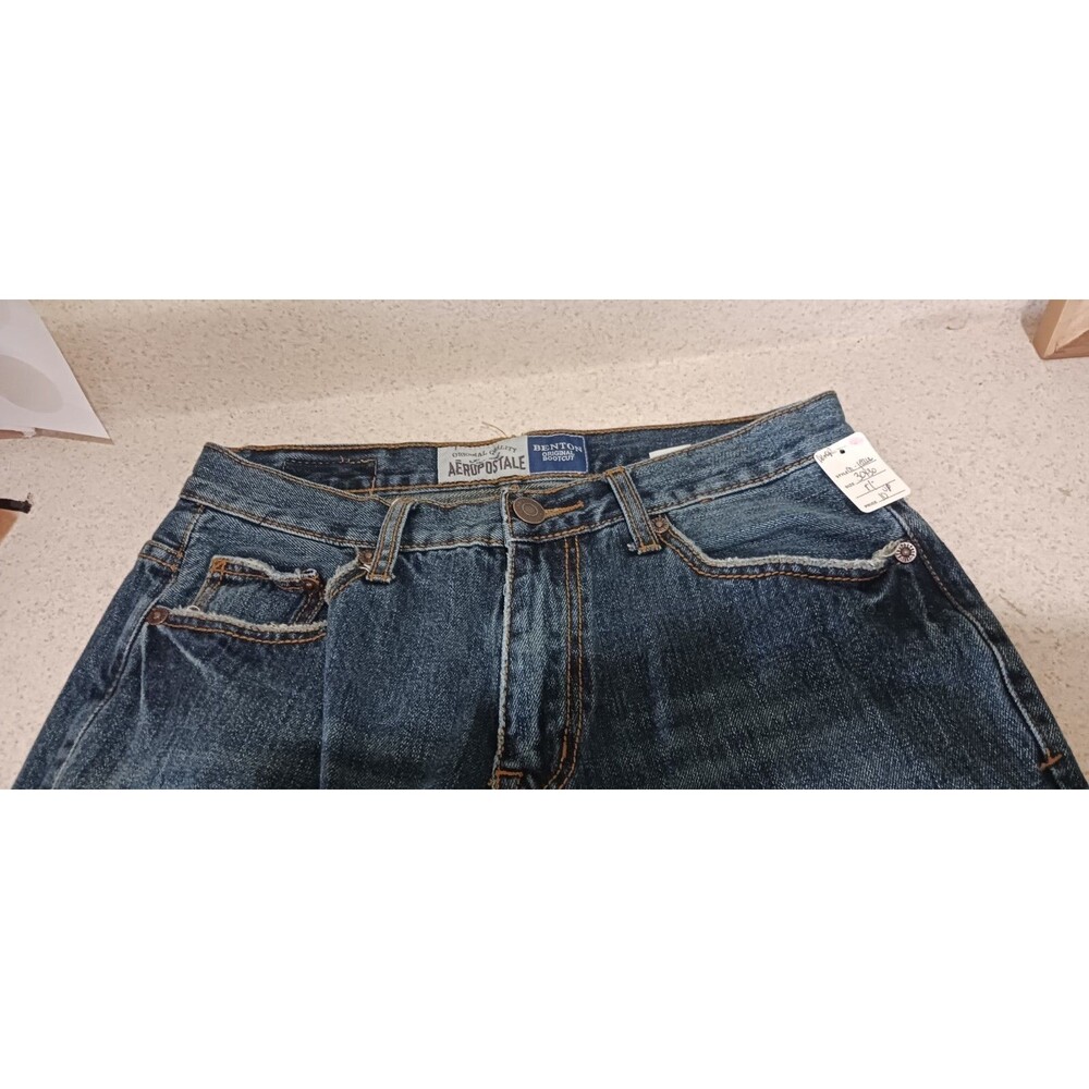 Aeropostale Benton Men's 30x30 Dark Wash Bootcut Jeans